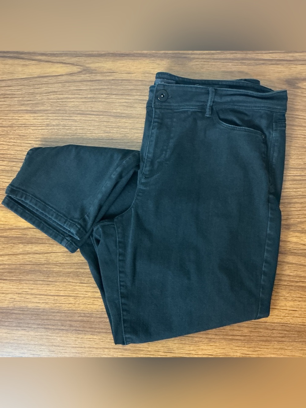 J. Jill Slim Black Denim Ankle Jeans Women's Size 14